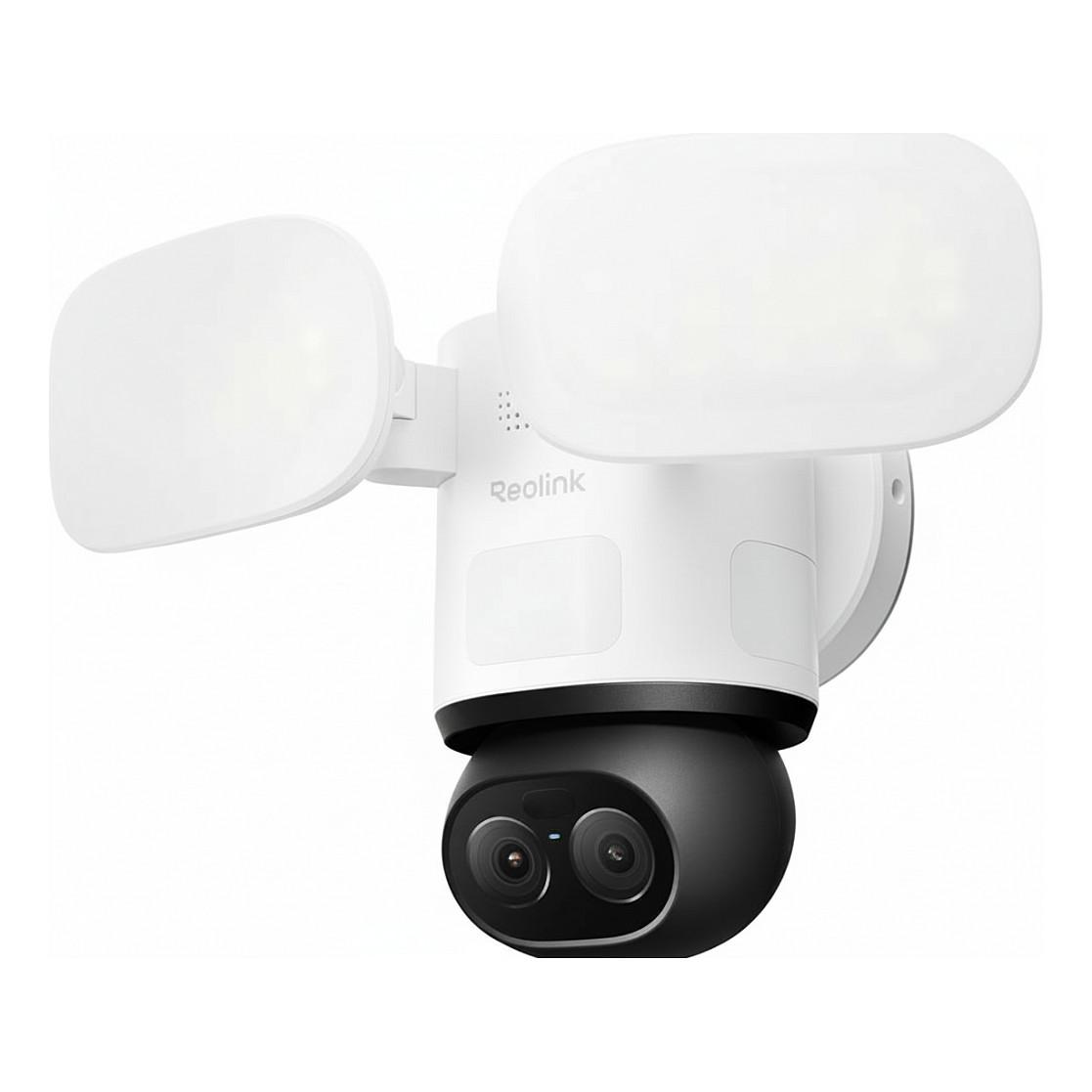 Kamerë Sigurie IP CCTV Reolink Floodlight Series F850W, 8MP, Dual Lens, 2.8mm + 8mm, 6x Hybrid Zoom, Wi-Fi 6, PT, Floodlight 3000lm - Bardhë