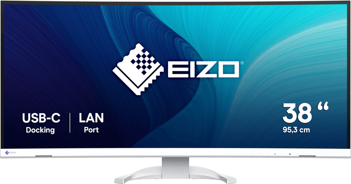 Monitor EIZO FlexScan EV3851X-WT / 37.5" / UWQHD+ IPS / 60Hz / 5ms / HDMI+DisplayPort+USB-C - Bardhë