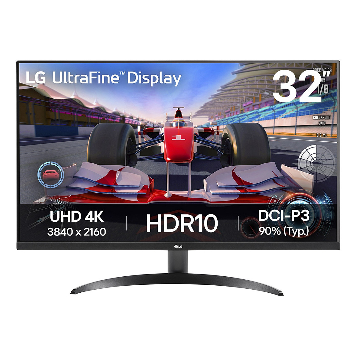 Monitor LG 32UR500K-B / 31.5" / 4K Ultra HD VA / 60 Hz / 4 ms / 2x HDMI + DisplayPort – Zezë