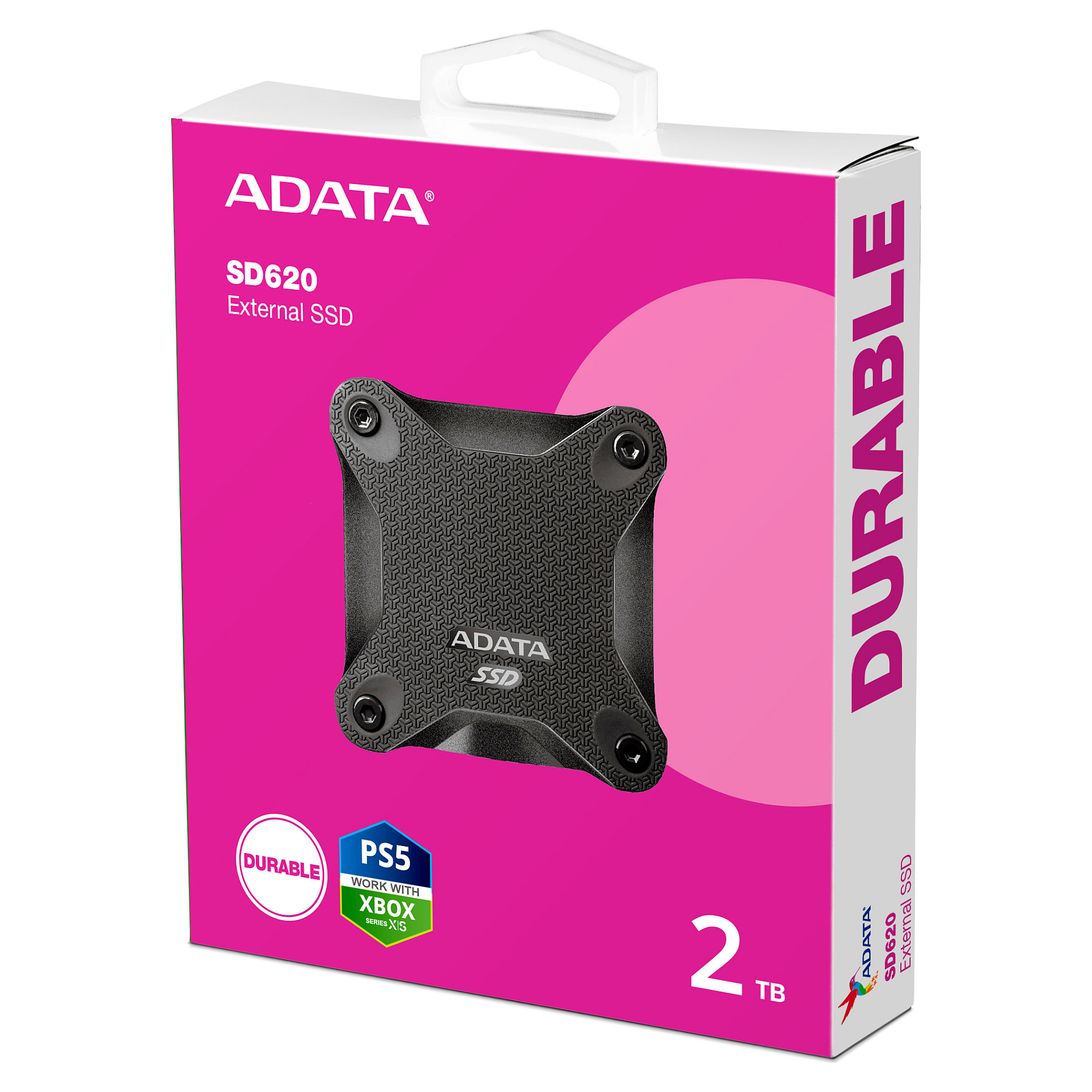 SSD të Jashtme ADATA SD620 / 2TB / Micro-USB-B 3.2 Gen 2 (10 Gbit/s) - Zezë - 7