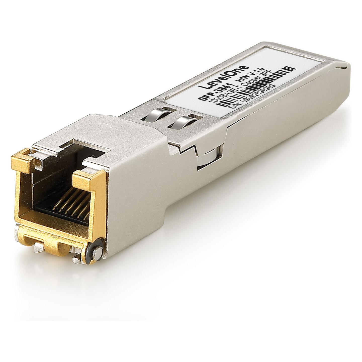 Transceiver SFP LevelOne SFP-3841, 1Gbps, RJ45, 100m - Argjend
