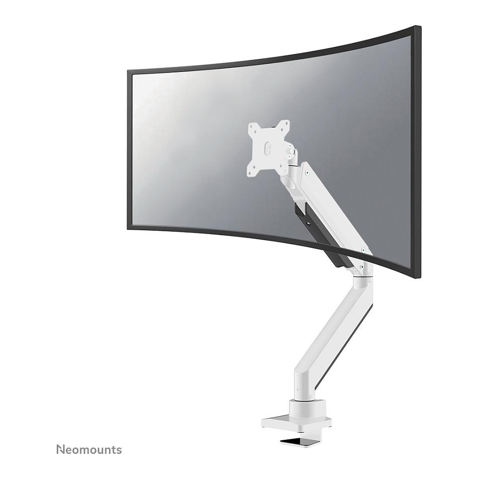 Mbajtëse për Monitor Neomounts NM-D775WHITEPLUS / 1 Monitor / 10"-49" / 18kg / Gas Spring / Clamp-Grommet / Tilt ±45° / Swivel 360° / Rotacion 180° - E bardhë
