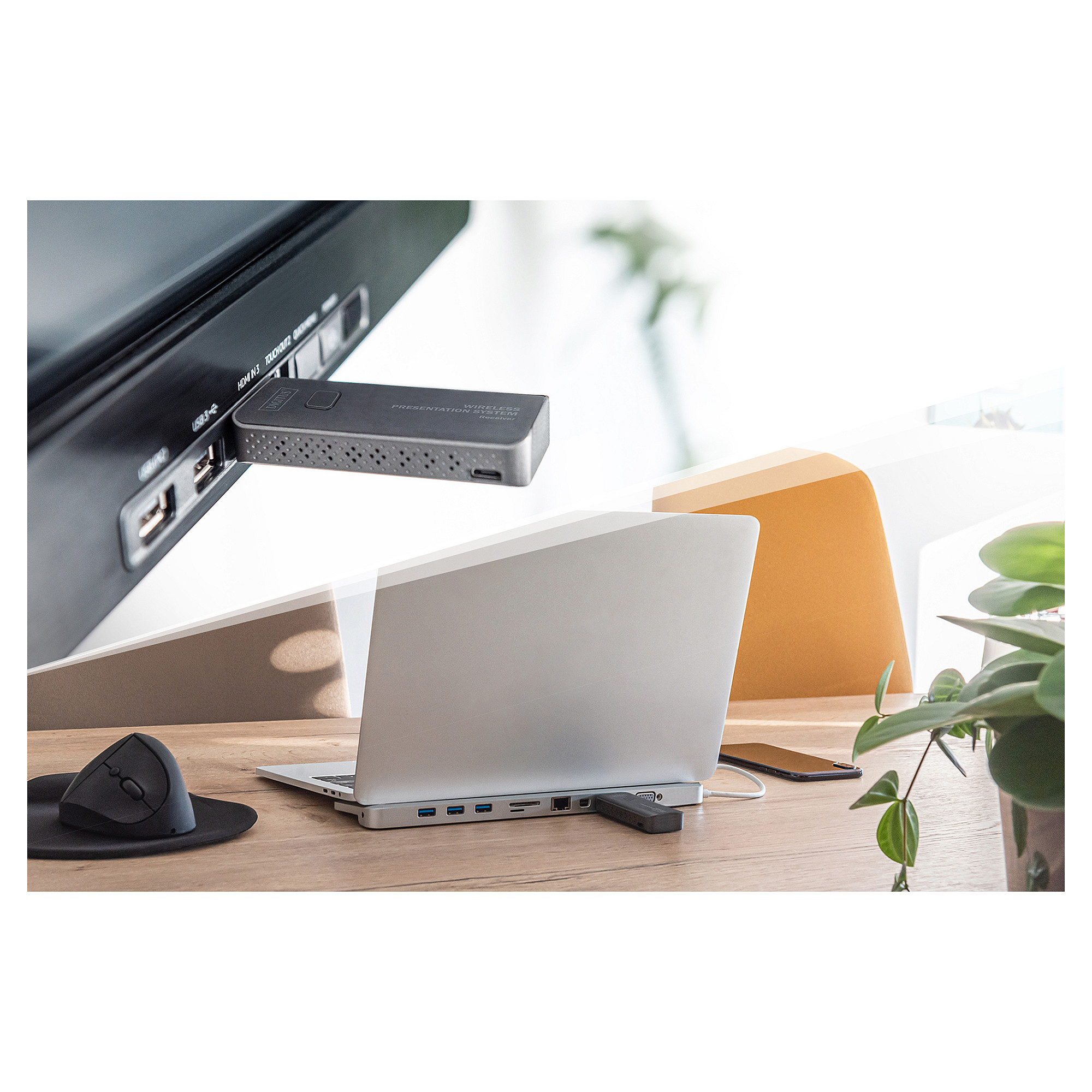 Digitus Click & Present Mini - Wireless Presentation System - 5