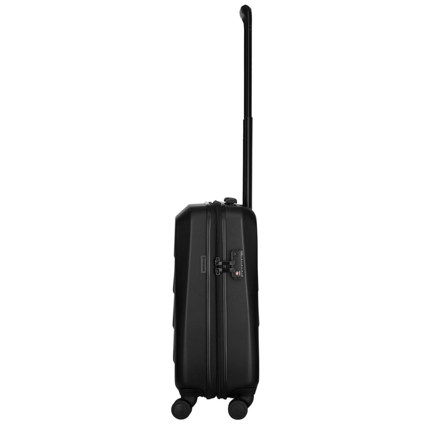 Valixhe Kabine Wenger Prymo, 36L, 40 × 55 × 20 cm, E Zgjerueshme deri në 43L, ABS dhe Polikarbonat – Zezë - 4