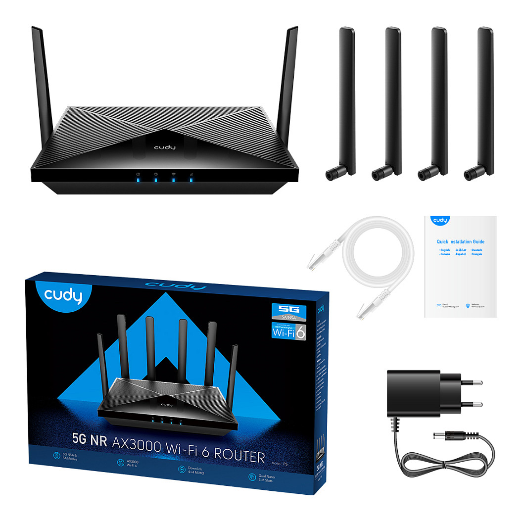 Ruter Cudy AX3000 Wi-Fi 6 5G Mesh Gigabit - 5