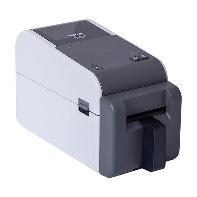 Printer Etiketash Brother TD-2320DFC203, termik direkt, 203 dpi, gjerësi printimi 59 mm, USB-C, USB Host, LAN, prerës i integruar – Gri - 3