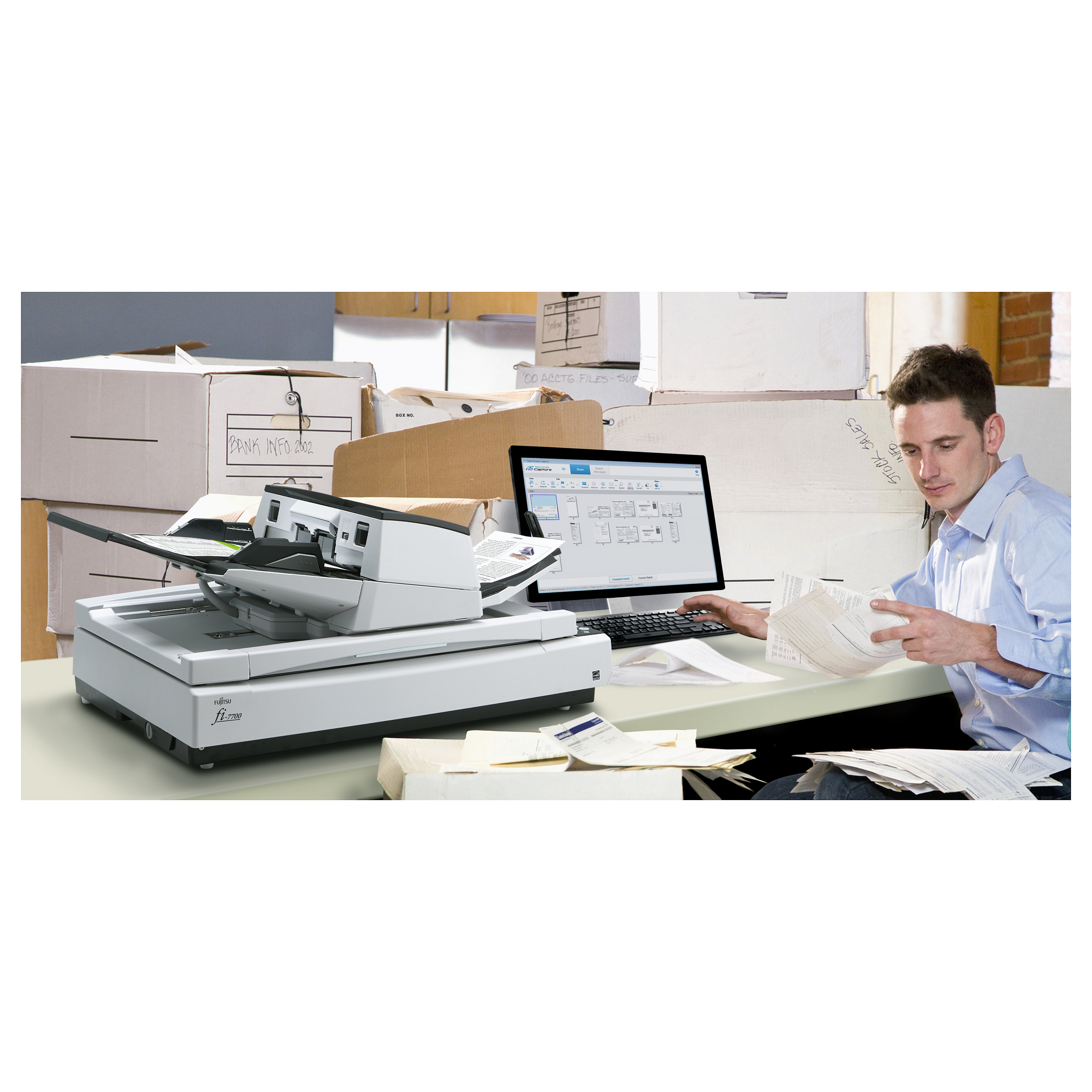 Skaner RICOH fi-7700 / Document Scanner - Bardhë - 4