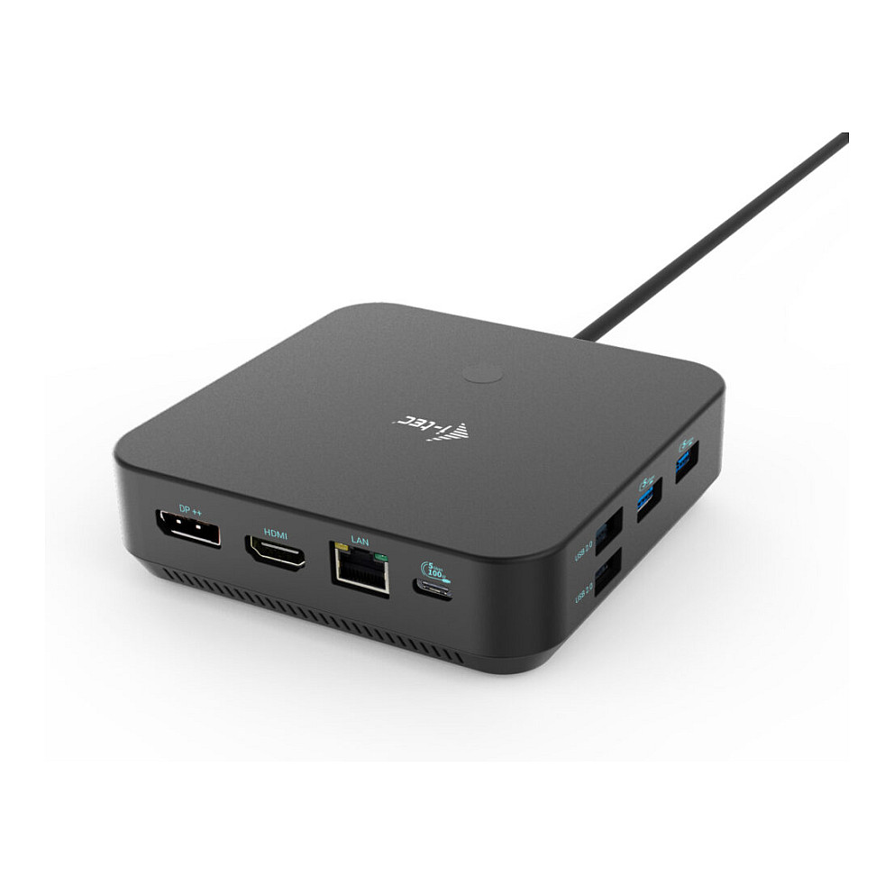 Docking Station I-TEC USB-C / HDMI + 2x DisplayPort / PD / LAN / USB - Metalik - 4