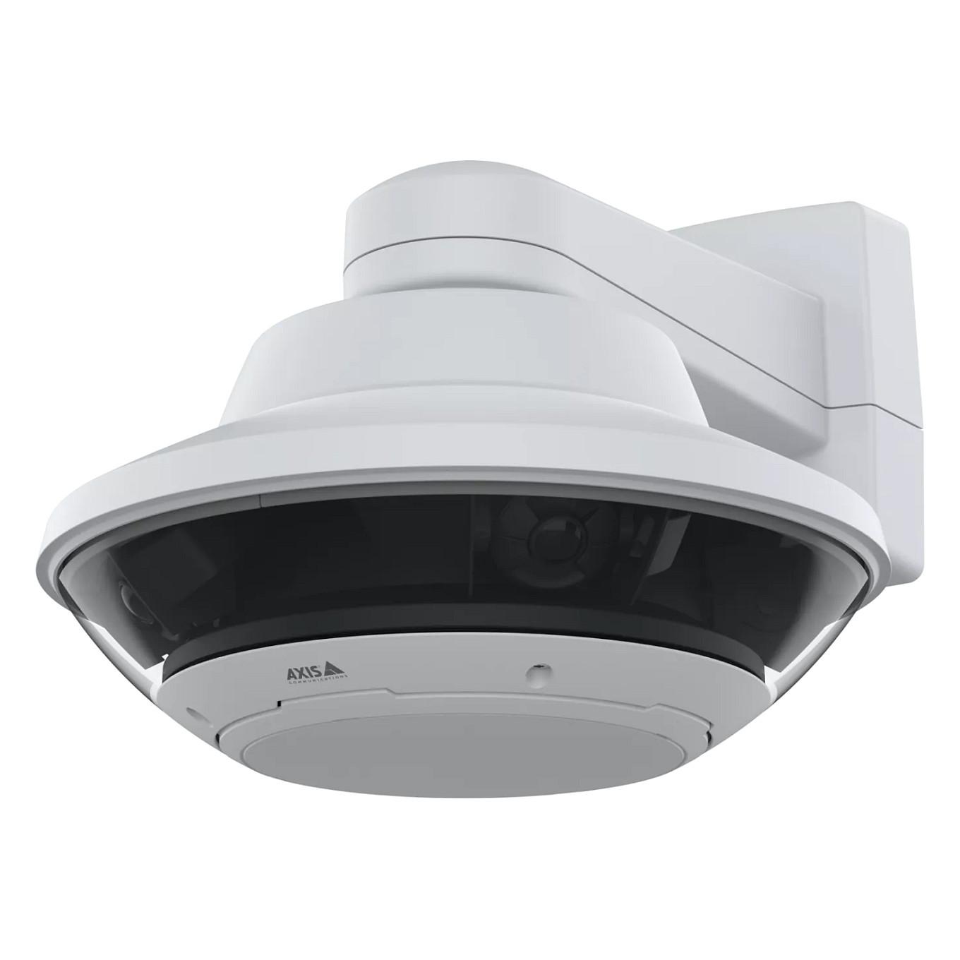 Kamerë Sigurie IP CCTV Axis Q6020-E 50Hz, 4 × 5MP, 360°, PTZ, CMOS 1/2", IR, IP66, IK10, PoE - Zezë/Bardhë - 2