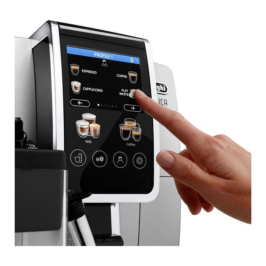 Aparat për Kafe De’Longhi Dinamica Plus ECAM380.85.SB, 1450 W, 15 Bar, LatteCrema, 1.8 L – Argjend/Zezë - 2