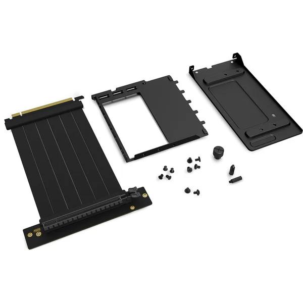 Mbajtës Vertikal për Kartelë Grafike Sharkoon CA500 / AK Series VGCK 4.0 / PCIe 4.0 x16 Riser / 17cm - Zezë