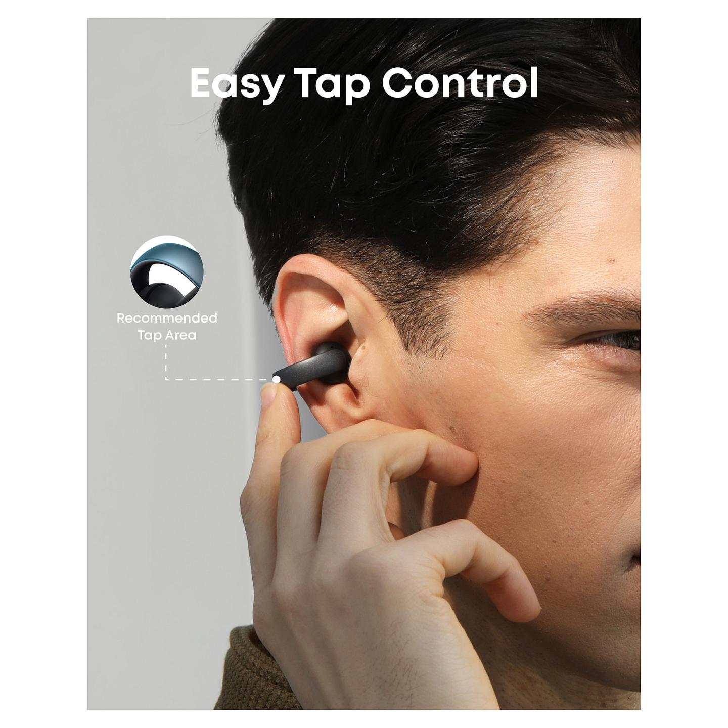 Kufje pa kabllo Soundcore AeroClip / Bluetooth 5.4 / 12mm / Mikrofon / IP55 - Zezë - 5