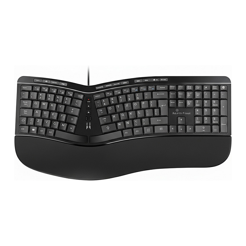 Tastierë me kabllo MediaRange MROS120 / DE Layout -Zezë - 1