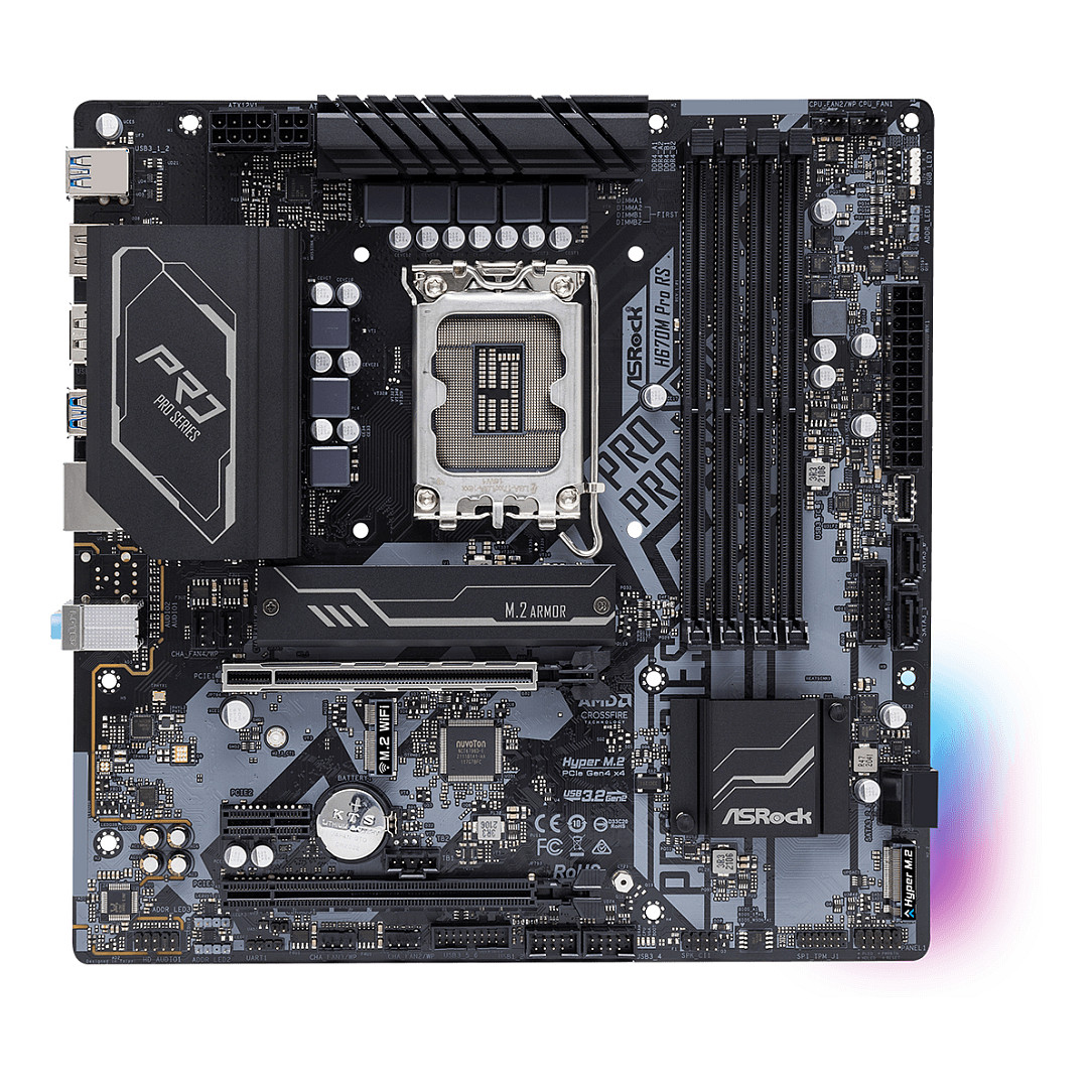 Pllakë Amë ASROCK H670M PRO RS - 2
