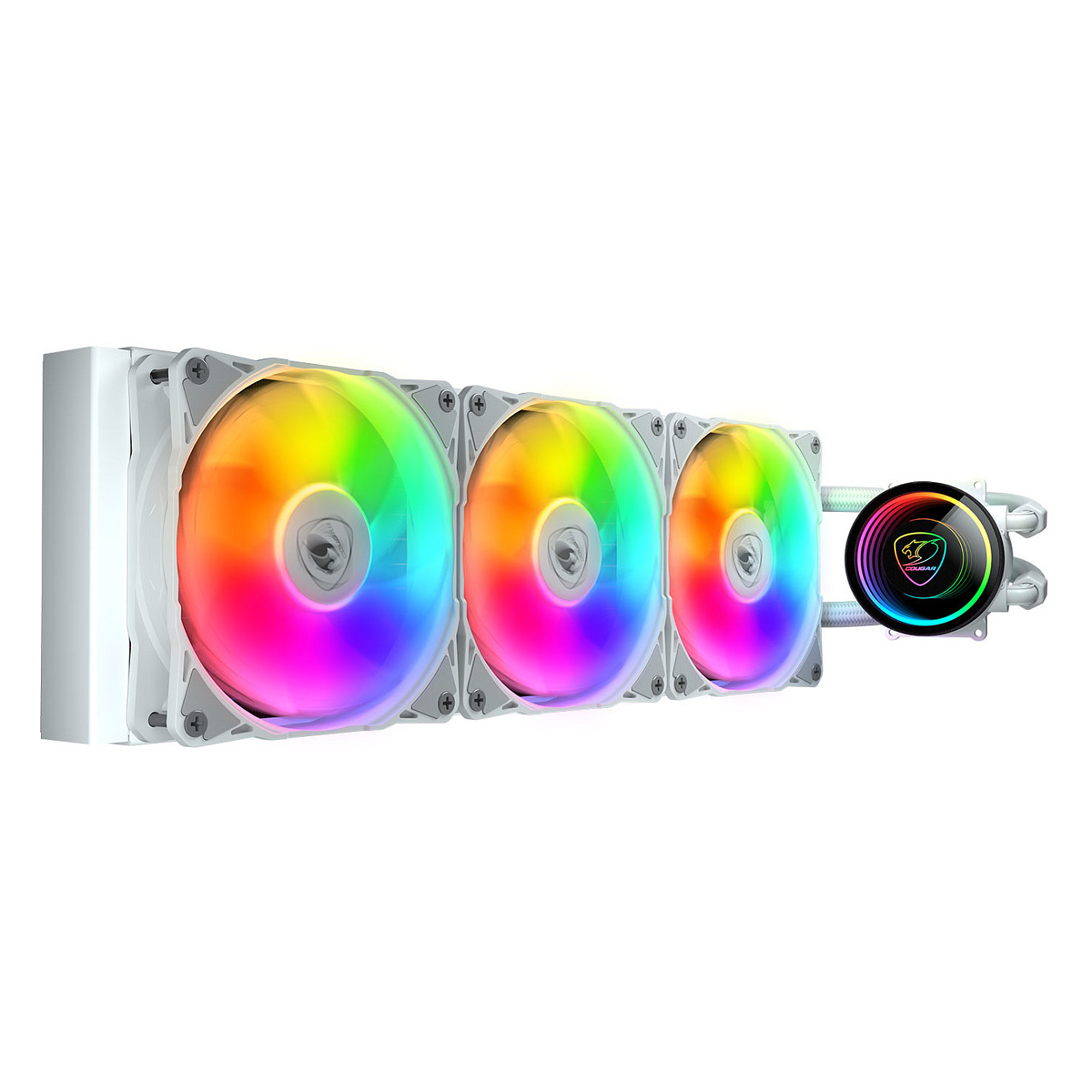 Ftohës për procesor K COUGAR Poseidon Elite 360 ARGB / Water Cooling - White - 2