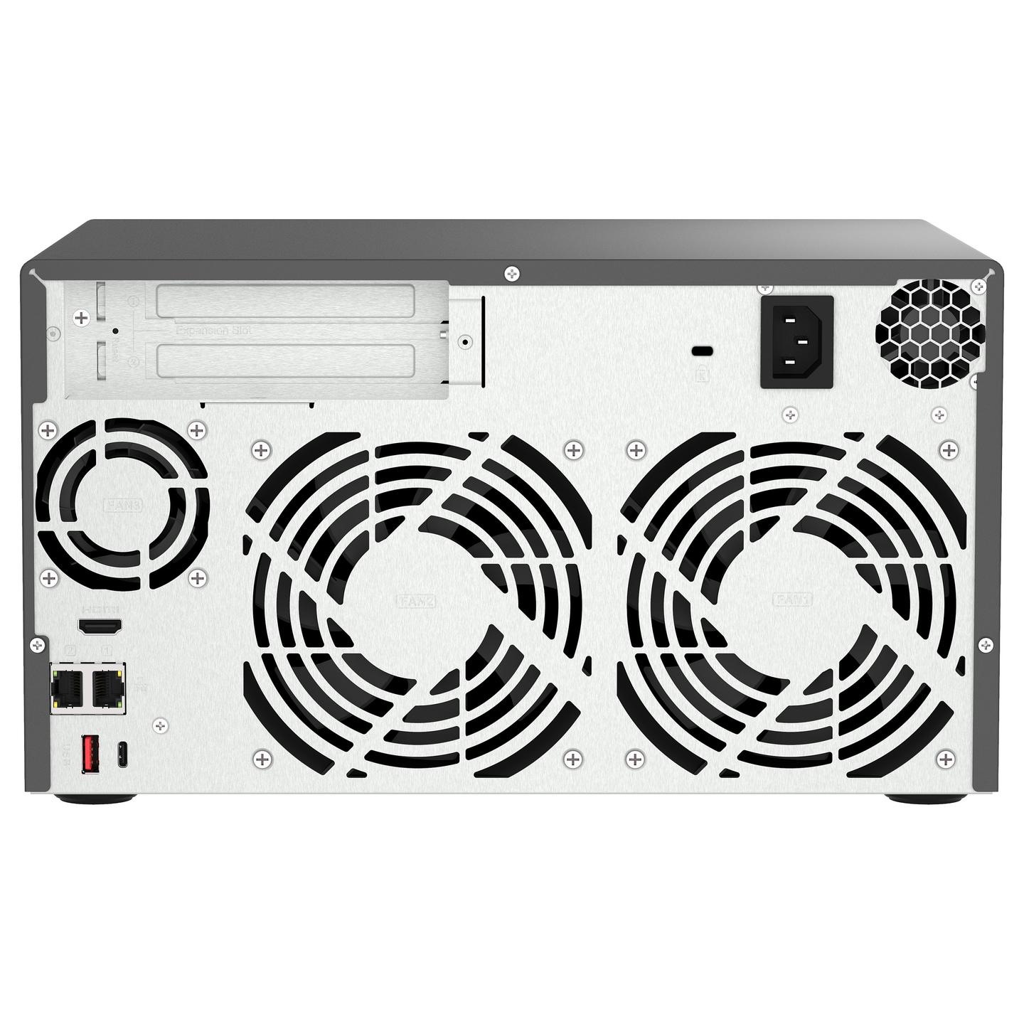 NAS QNAP TVS-h874-i5-32G, Intel Core i5-12400, 32GB DDR4, 8 Bay SATA, 2 × M.2 NVMe, 2 × 2.5GbE, Tower - Zezë - 2