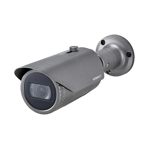 Kamerë Sigurie IP CCTV Hanwha Wisenet QNO-7082R, 4MP, 3.2–10 mm, 3.1x, 98.6°–30.8°, IR 30 m, PoE, IP66, IK10 - Gri