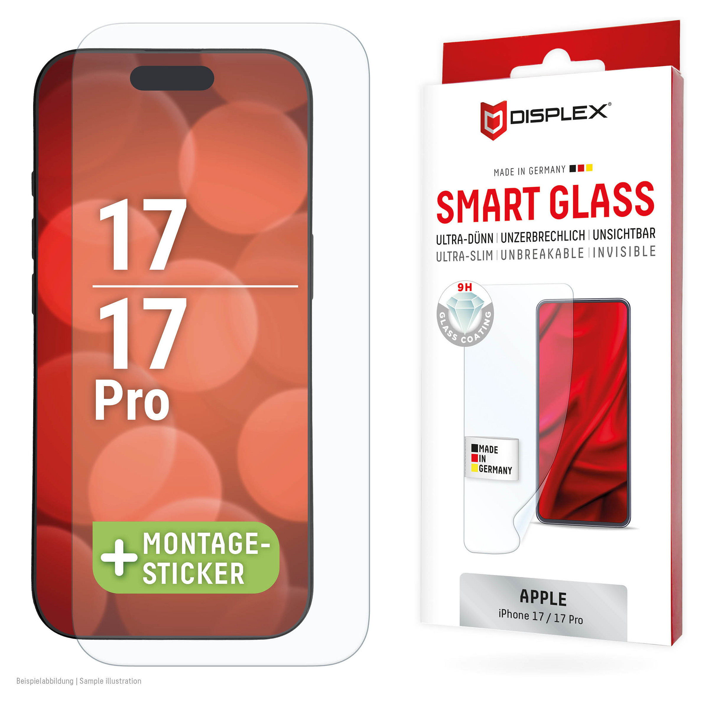 Mbrojtëse për ekran Displex / Xham Tempered Glass 9H - Transparente