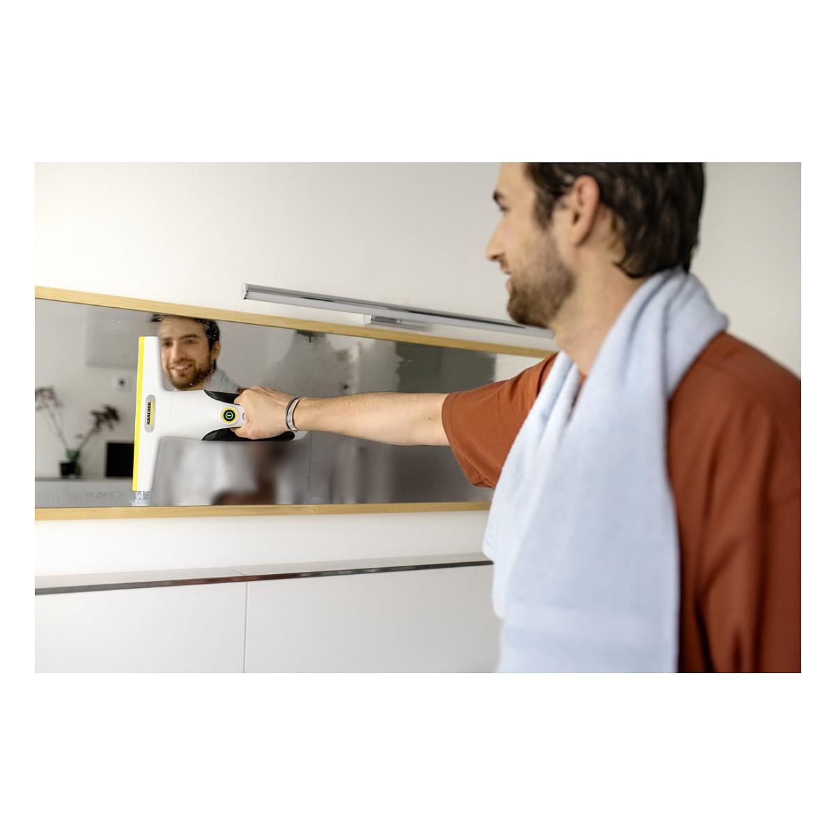 Pastrues Xhamash Kärcher WV 2 Universal Care, 280mm, 120ml, 35min, Li-Ion, 360° - Zezë, Verdhë - 5