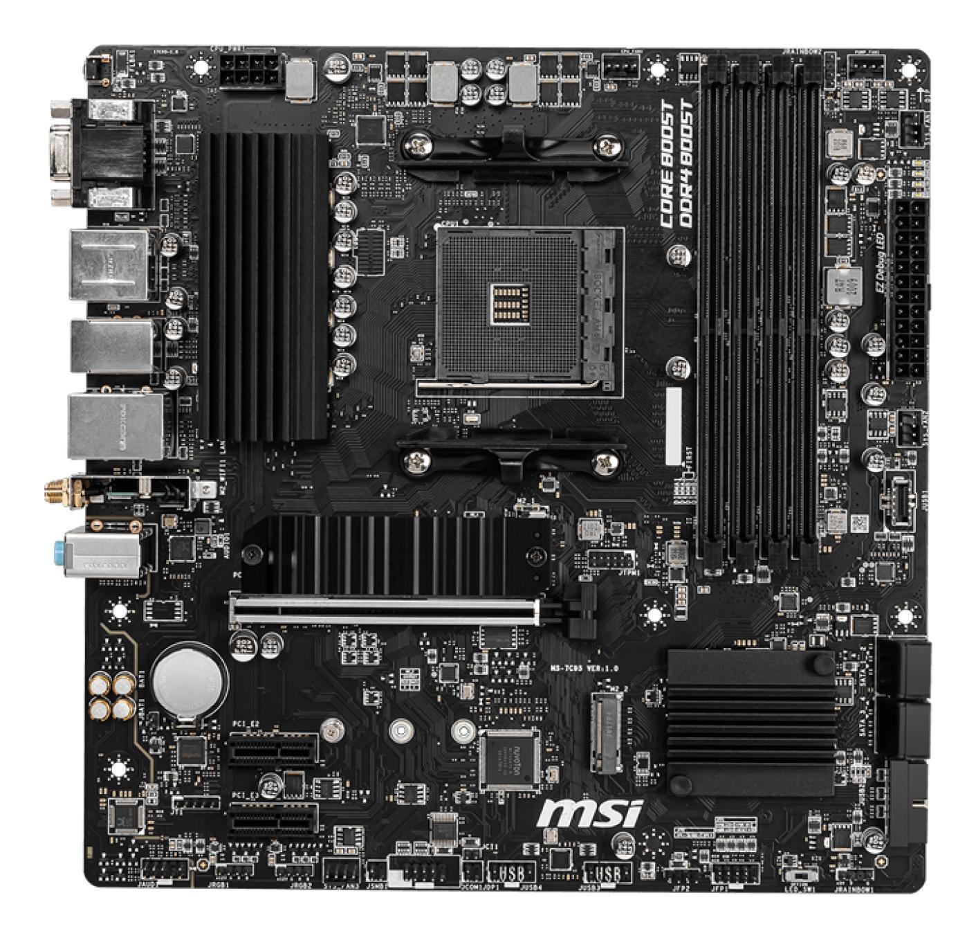Pllakë Amë MSI B550M PRO-VDH WIFI / AMD B550 / AM4 / mATX / DDR4 / PCIe 4.0 / Wi-Fi - 1
