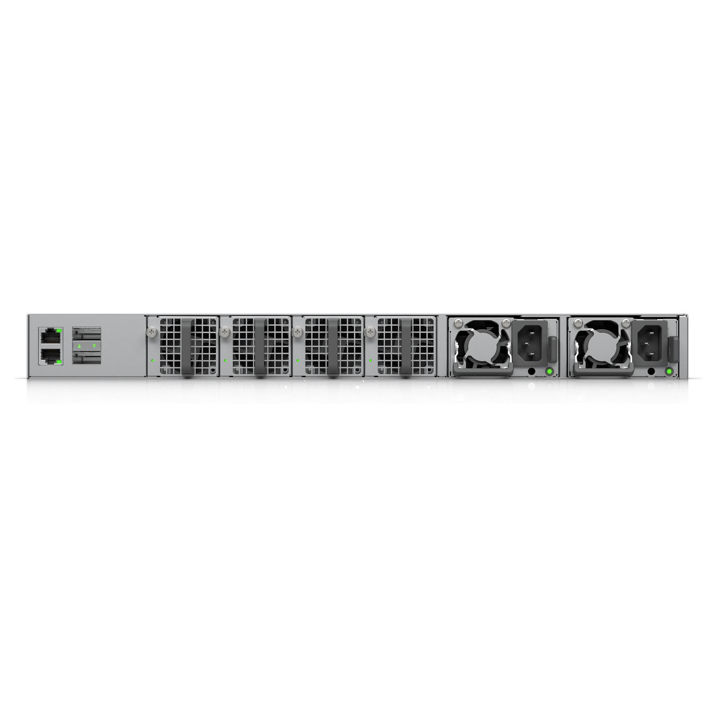 Switch Ubiquiti UniFi ECS-24S-PoE, 8x 2.5G RJ45 PoE+++, 16x 10G RJ45 PoE+++, 4x 25G SFP28, 2x 100G QSFP28, PoE 1050W - Hiri - 6