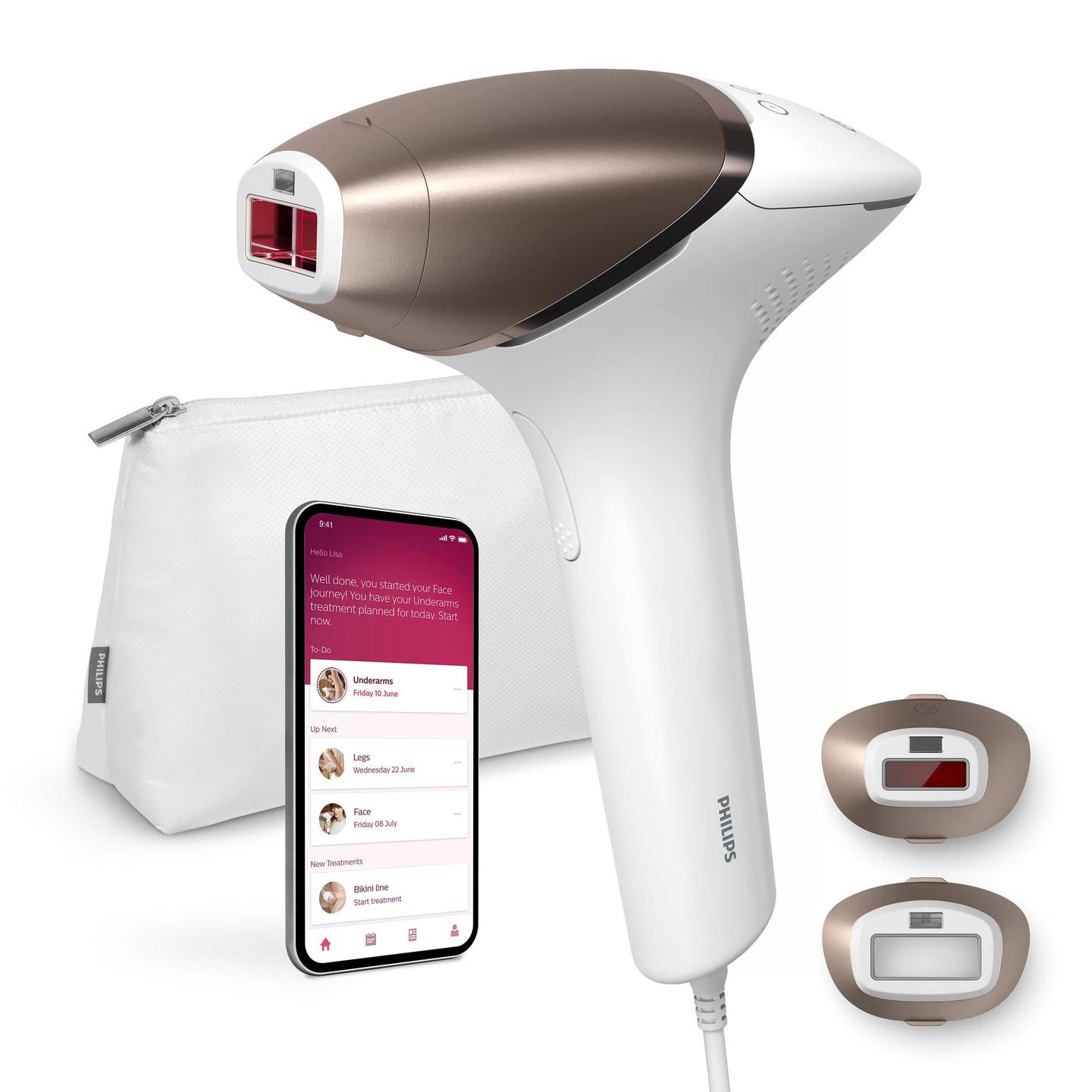 Pajisje për depilim IPL Philips Lumea 8000 Series BRI945/00 – Rozë/Bardhë - 1