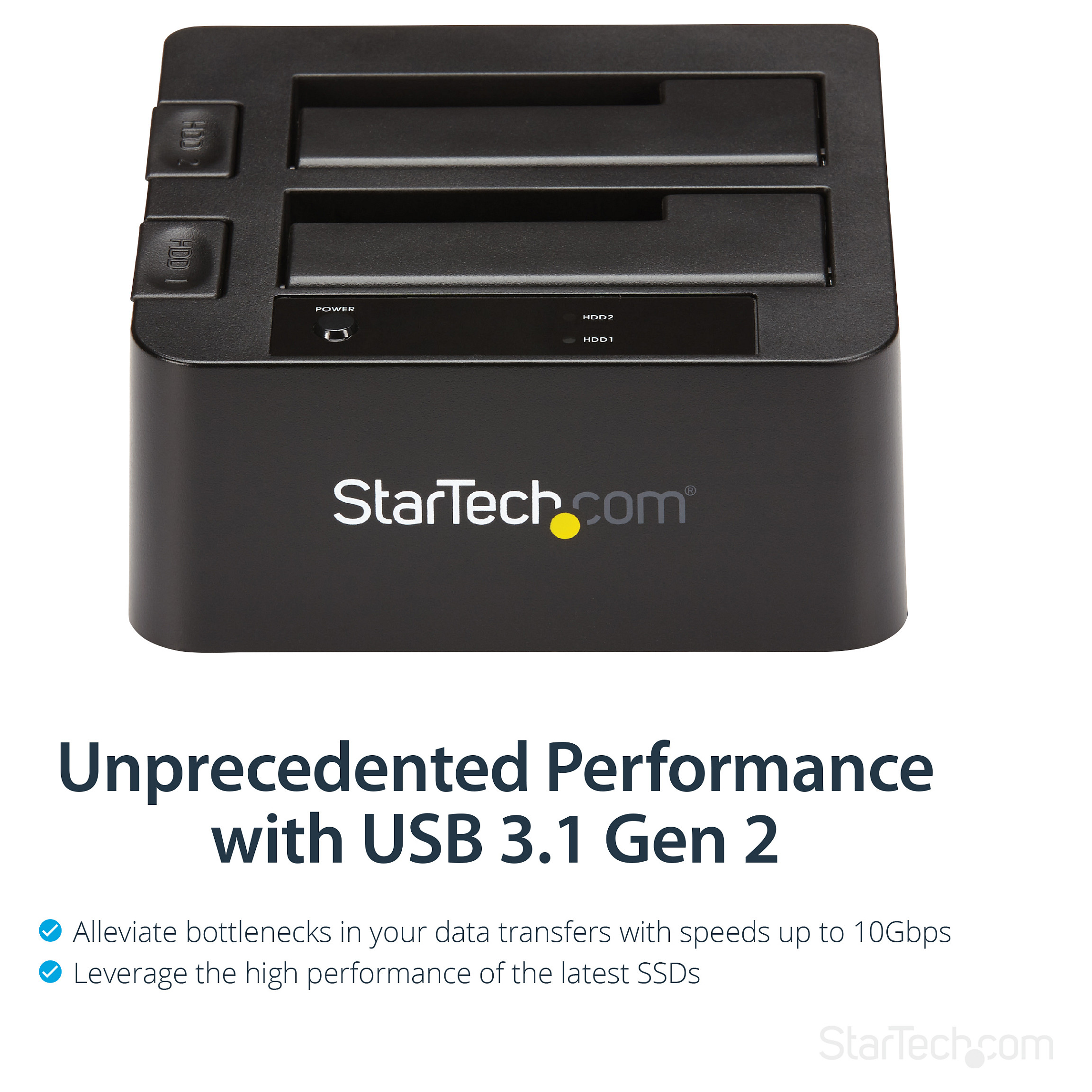 Docking Station StarTech USB 3.1 GEN 2 DUAL-BAY - 9