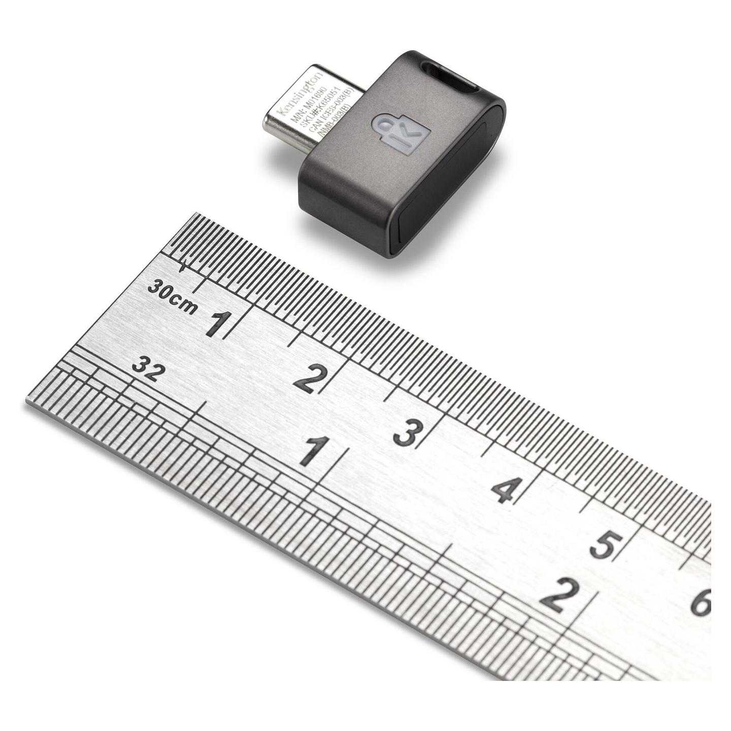 Çelës Sigurie Biometrik Kensington VeriMark Guard 2.1, USB-C, Lexues i Gjurmës së Gishtit, FIDO2, FIDO U2F – Zezë - 4
