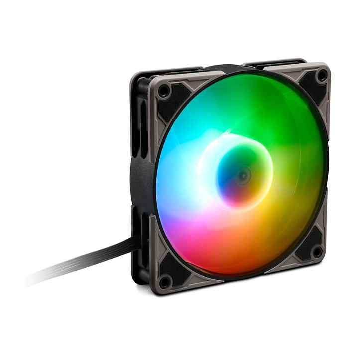 Ftohës për Kasë 120mm Sharkoon SilentStorm 120 PWM RGB Fan - Zezë - 1