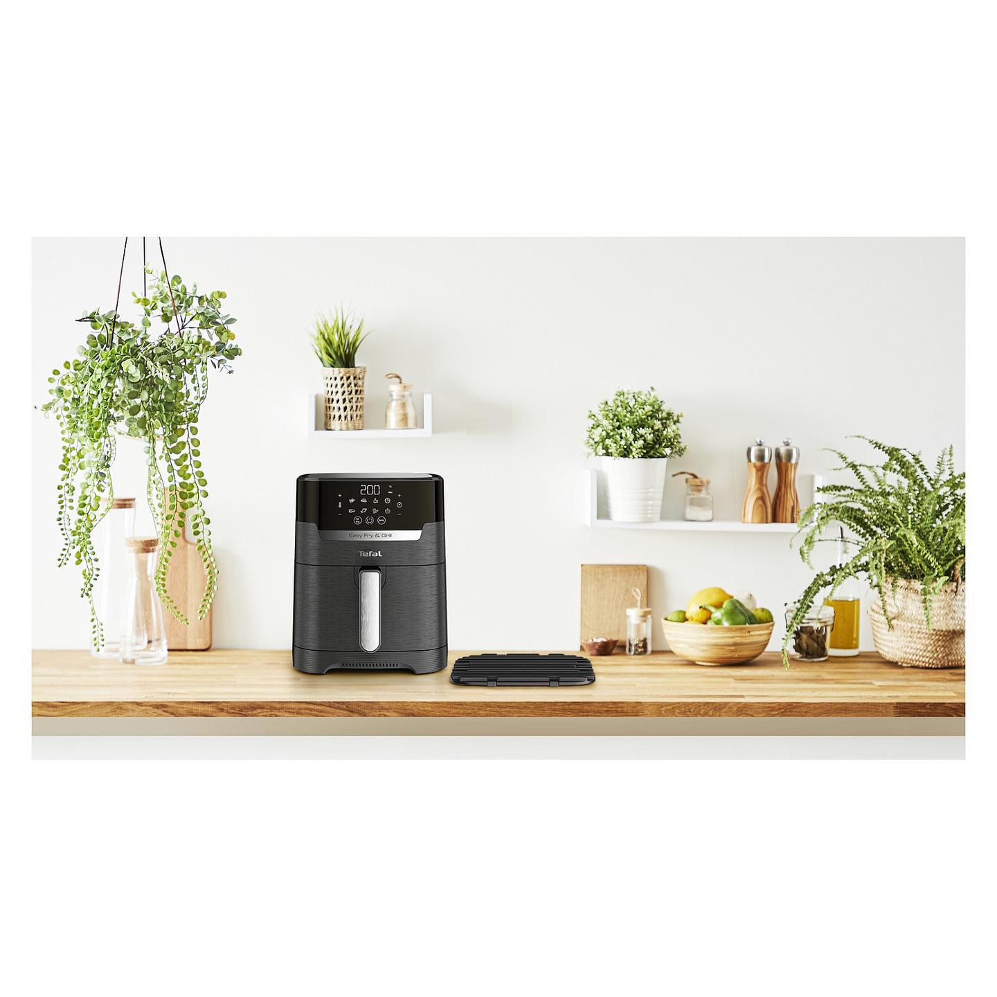 Fryer Tefal Easy Fry & Grill Precision / EY5058 / 4.2L / 1550W / 8 Programe / 80–200°C / Touch / Grill / Dehydrate – Zezë - 8