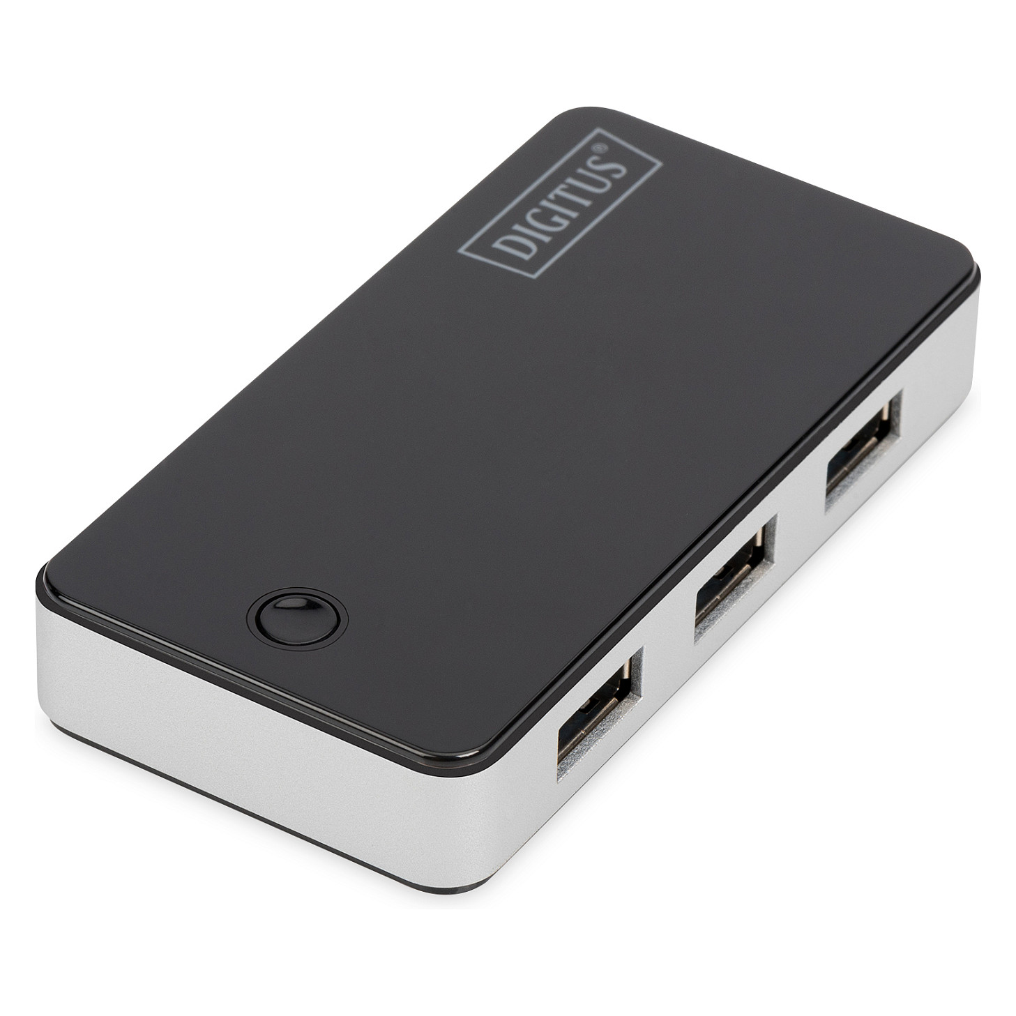 Hub USB DIGITUS 3.0 4‑Port në 4x USB‑A 3.0 me Netzteil - Zezë - 1