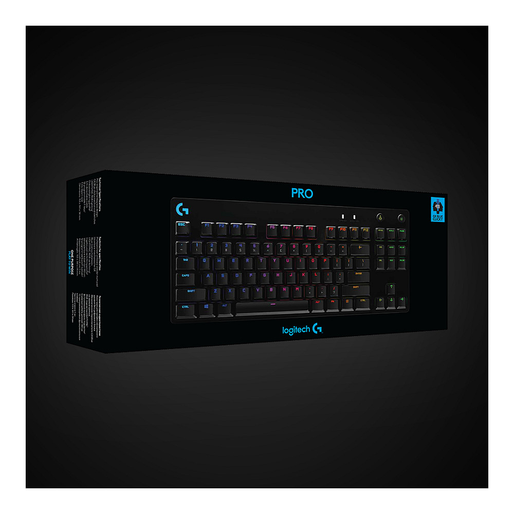 Tastierë Gaming Logitech G Pro Mekanike Wired / QWERTY - Zezë - 8