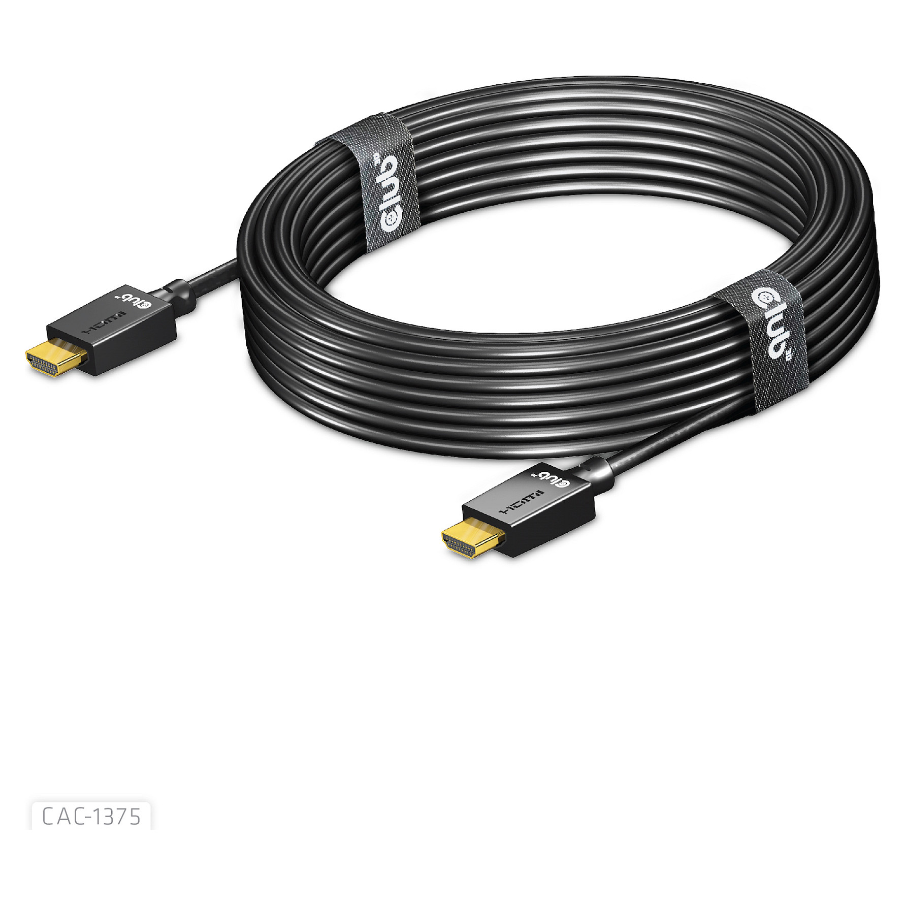 Kabllo HDMI Club3D / HDMI-A Plug → HDMI-A Plug / Version 2.1 / Ultra High Speed / 10K HDR / 5.0m - Zezë - 3