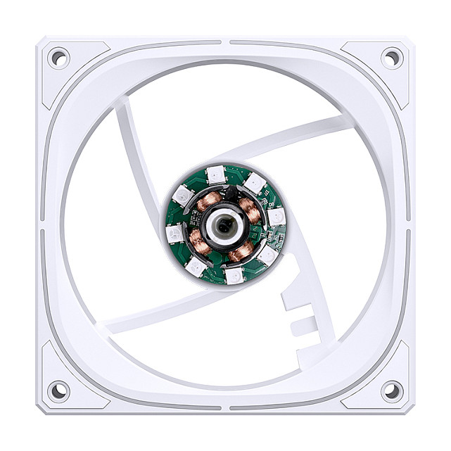 Ftohës për Kasë Jonsbo FR-505 / 120mm / 800-1800 RPM / ARGB / PWM – Bardhë - 9