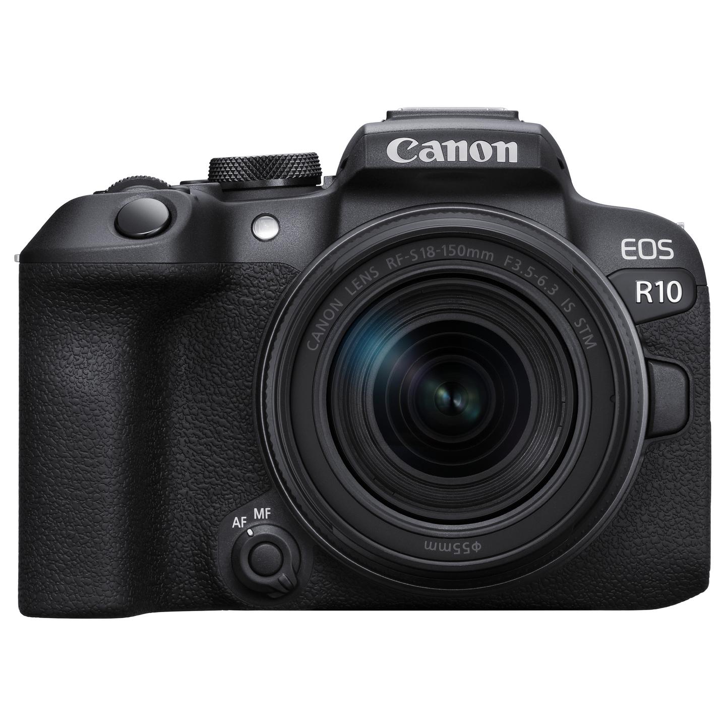 Kamerë Digjitale Canon EOS R10, APS-C, 24.2MP, 4K, RF-S 18-150mm F3.5-6.3 IS STM - Zezë