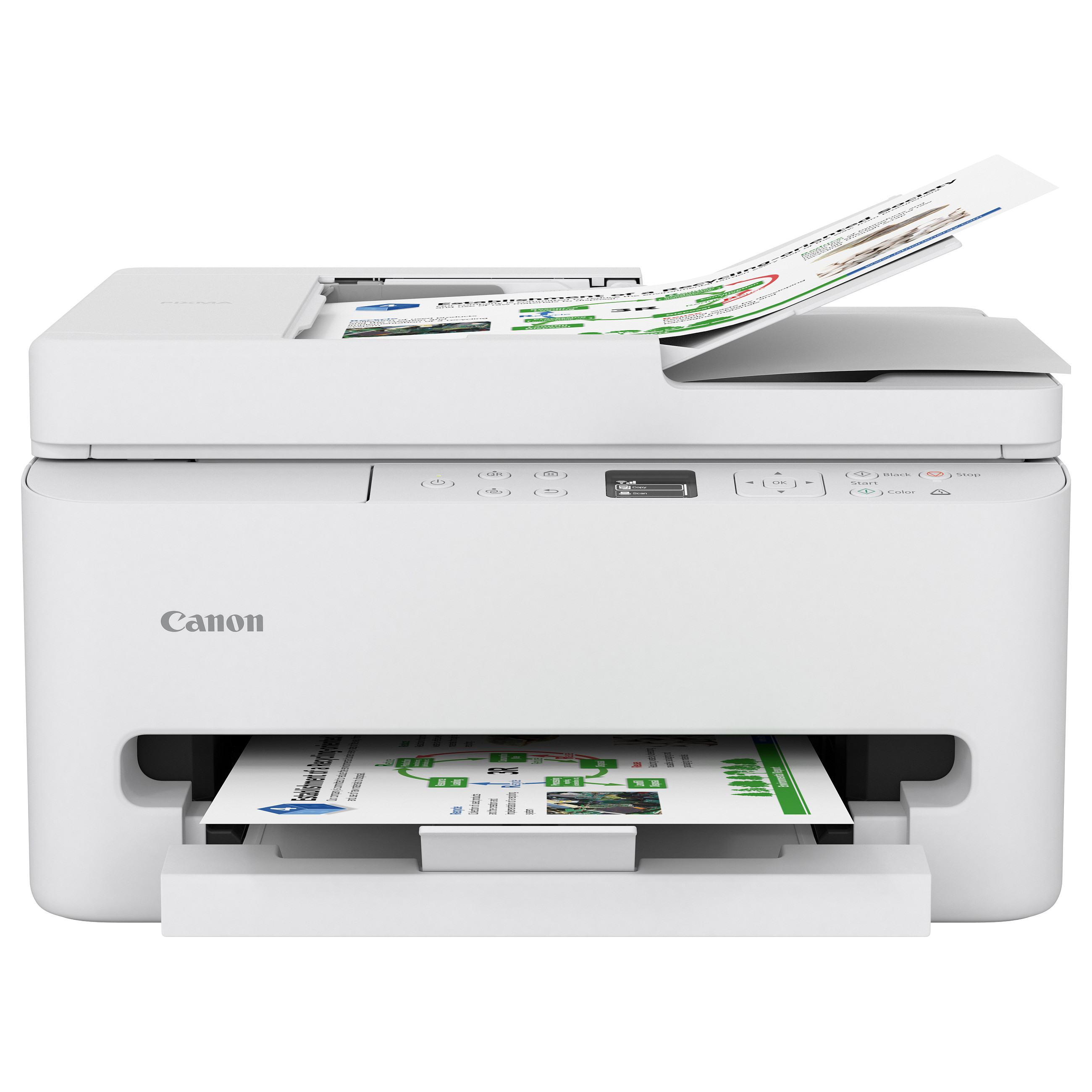 Printer Multifunksional Canon PIXMA TS7550i / 3‑in‑1 / 14ppm / Wi-Fi – Bardhë - 5