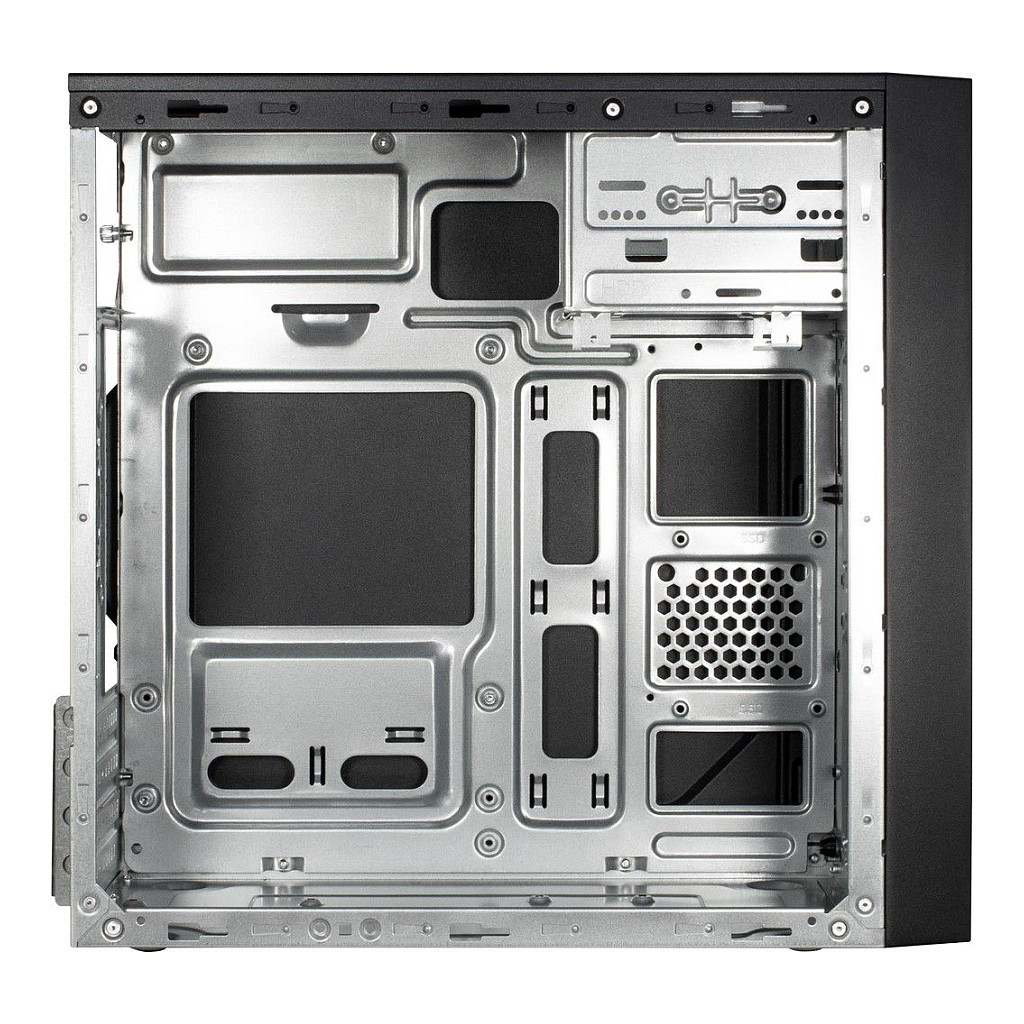 Kasë Inter-Tech IT-6505 Reto Micro Tower ATX - Zezë - 5