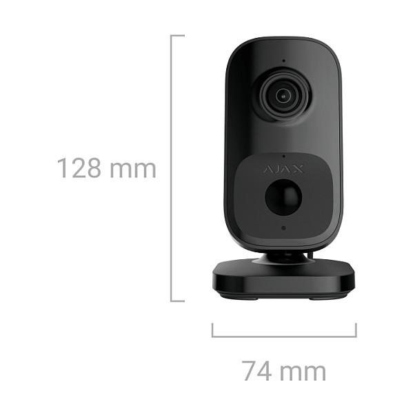 Kamerë Sigurie IP CCTV Ajax IndoorCam, 4MP, 2.8mm, AI, PIR, IR 8m, Wi-Fi, HDR - Zezë - 2