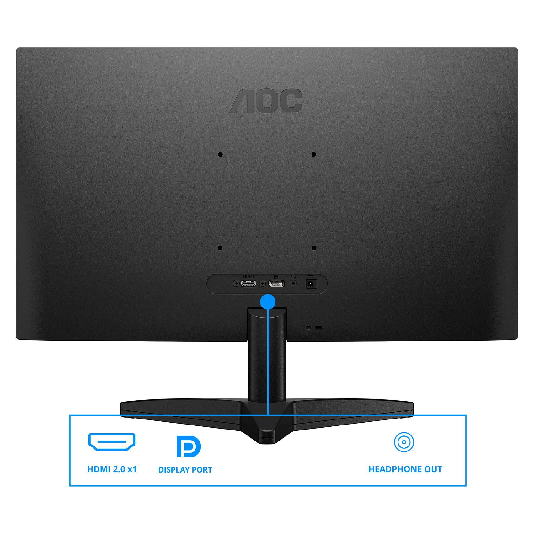 Monitor Gaming AOC Q24B36X / 23.8"/ Quad HD IPS / LED / 144Hz / 4ms / HDMI+DP - Zezë - 3