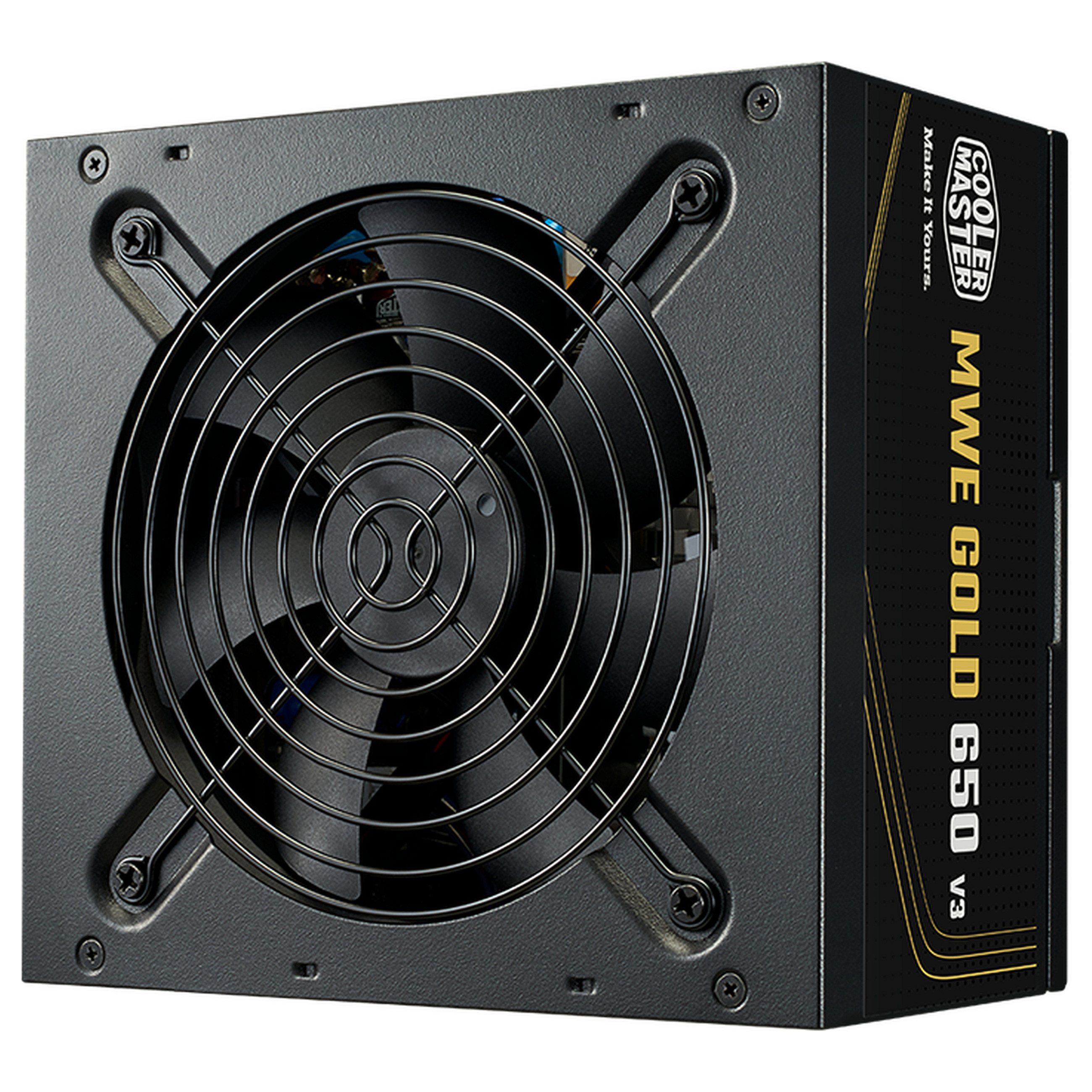 Furnizues Energjie Cooler Master MWE Gold V3 ATX 3.1 Non-Modular / 650W / ATX 3.1 / 80 PLUS Gold / Non-Modular - Zezë - 1