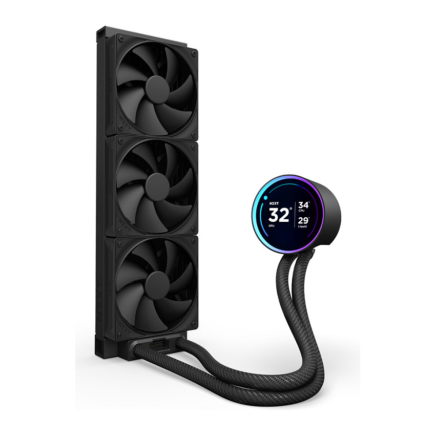 Ftohës për Procesor NZXT Kraken Elite 360 / 360mm / AIO / LCD - Zezë - 2