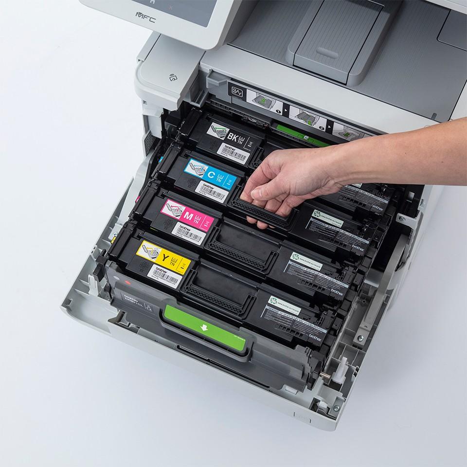 Toner Brother TN-821XLC, 9000 faqe, për HL-L9430CDN, HL-L9470CDN, MFC-L9630CDN, MFC-L9670CDN - Blu - 6