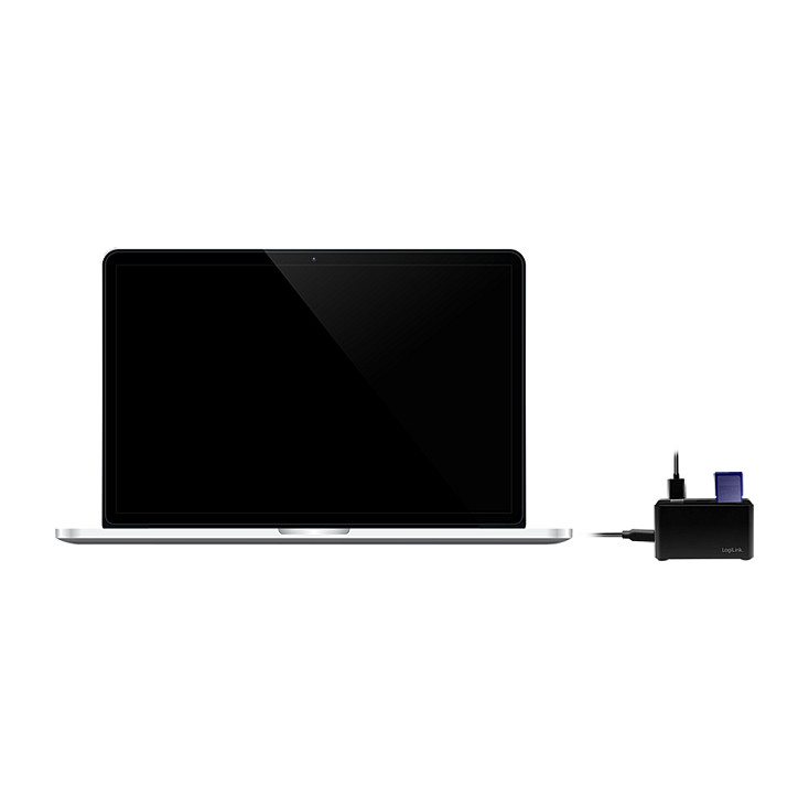 Mini Docking Station LogiLink CR0046 / USB-C / 3x USB-A 3.0 / USB-C PD / SD & MicroSD / M2/MS Micro / MS / CF / 5Gbps / 8-Port – Zezë - 6