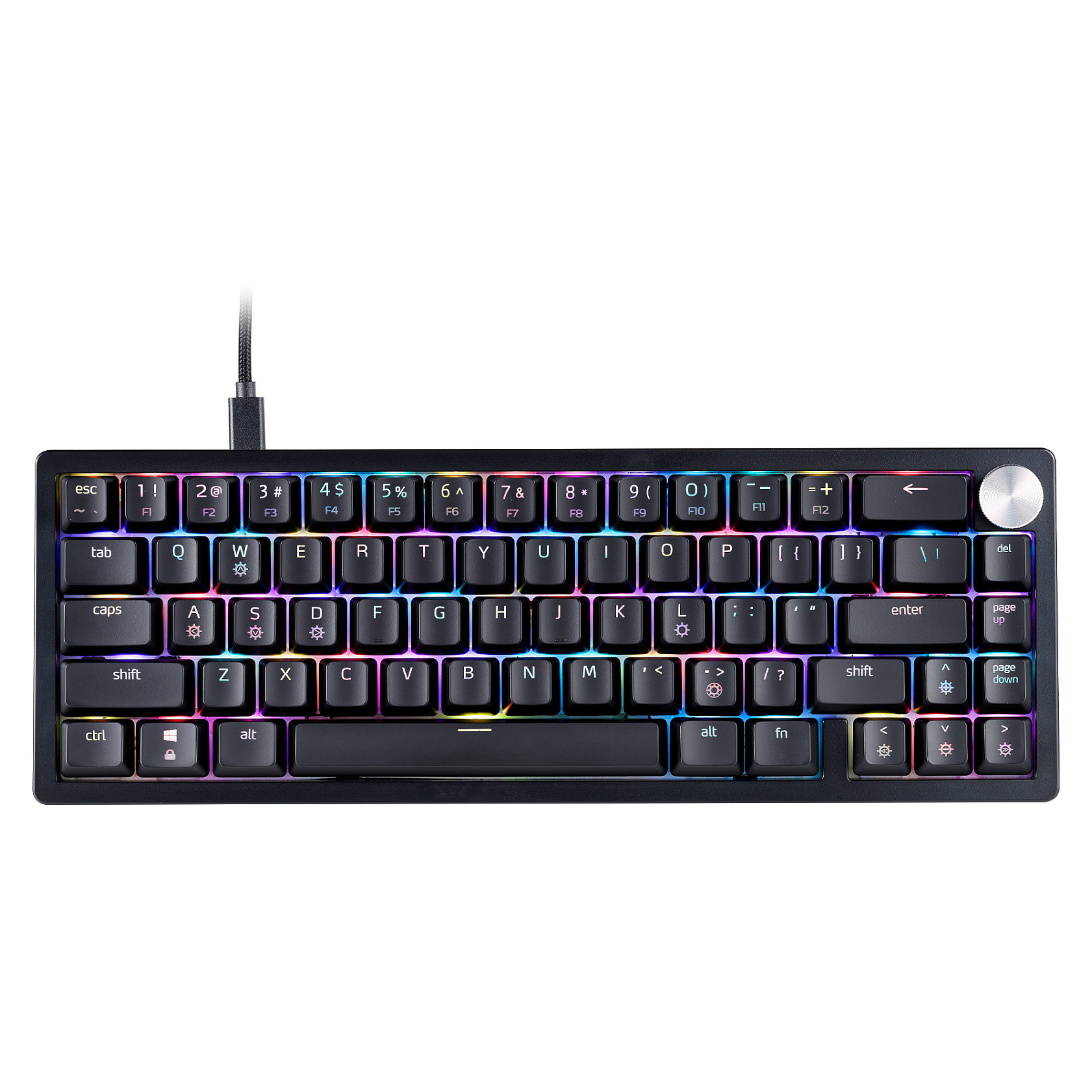 Tastierë Gaming XPG SORCERER MINI Wired / QWERTY / US Language – Zezë - 1