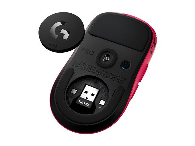Maus Gaming Logitech G PRO X3 SUPERSTRIKE, HERO 2, 44.000 DPI, LIGHTSPEED, HITS, Wireless - Rozë/Zezë - 3