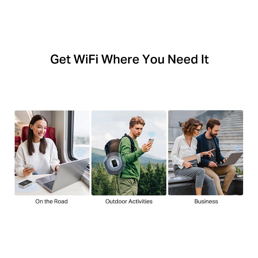 Mercusys MT115 4G LTE Cat 4 Mobile Wi-Fi 150Mbps Wi-Fi 6 287Mbps Nano SIM 2400mAh – E Zezë - 5