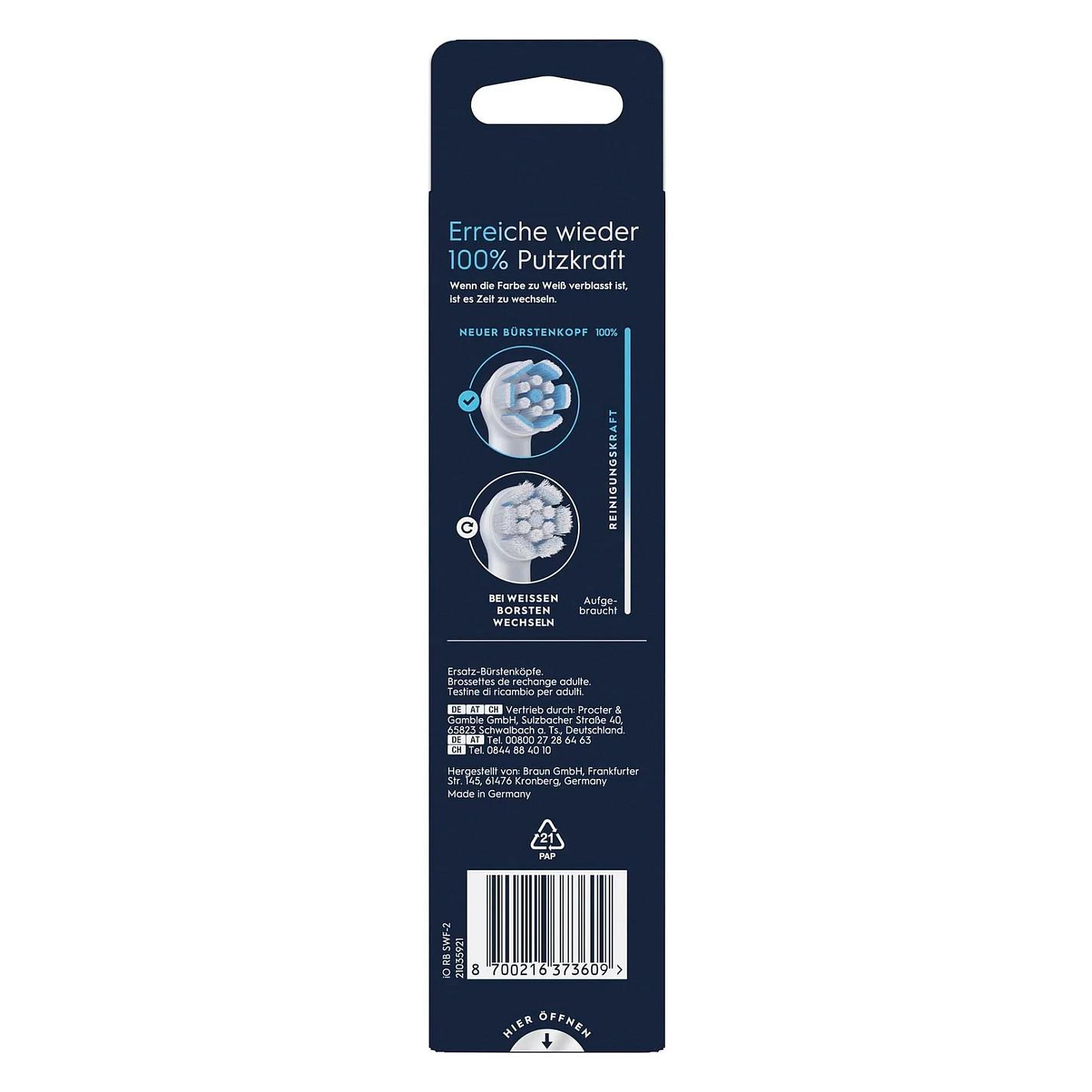 Kokë Zëvendësuese për Furçë Dhëmbësh Oral-B iO Gentle Care / Extra Soft / 4000 Fije / Për Oral-B iO – Bardhë - 3