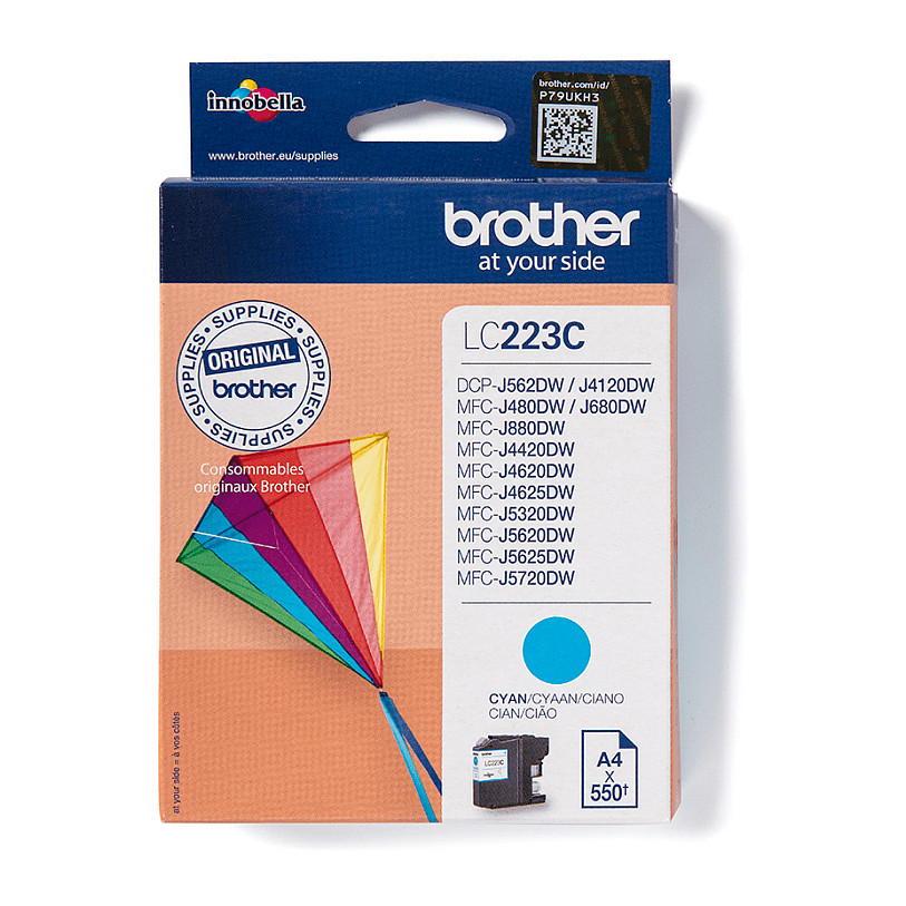 INK Brother LC-223C deri në 550 faqe sipas ISO/IEC 24711 - Blu - 1