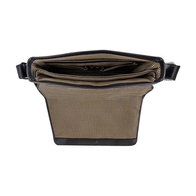 Çantë për laptop dbramante1928 Marselisborg / Messenger / 14" / Full-Grain Leather / 2 Compartments / Adjustable Shoulder Strap / Magnetic Closure / Zip Pocket - Zezë - 2