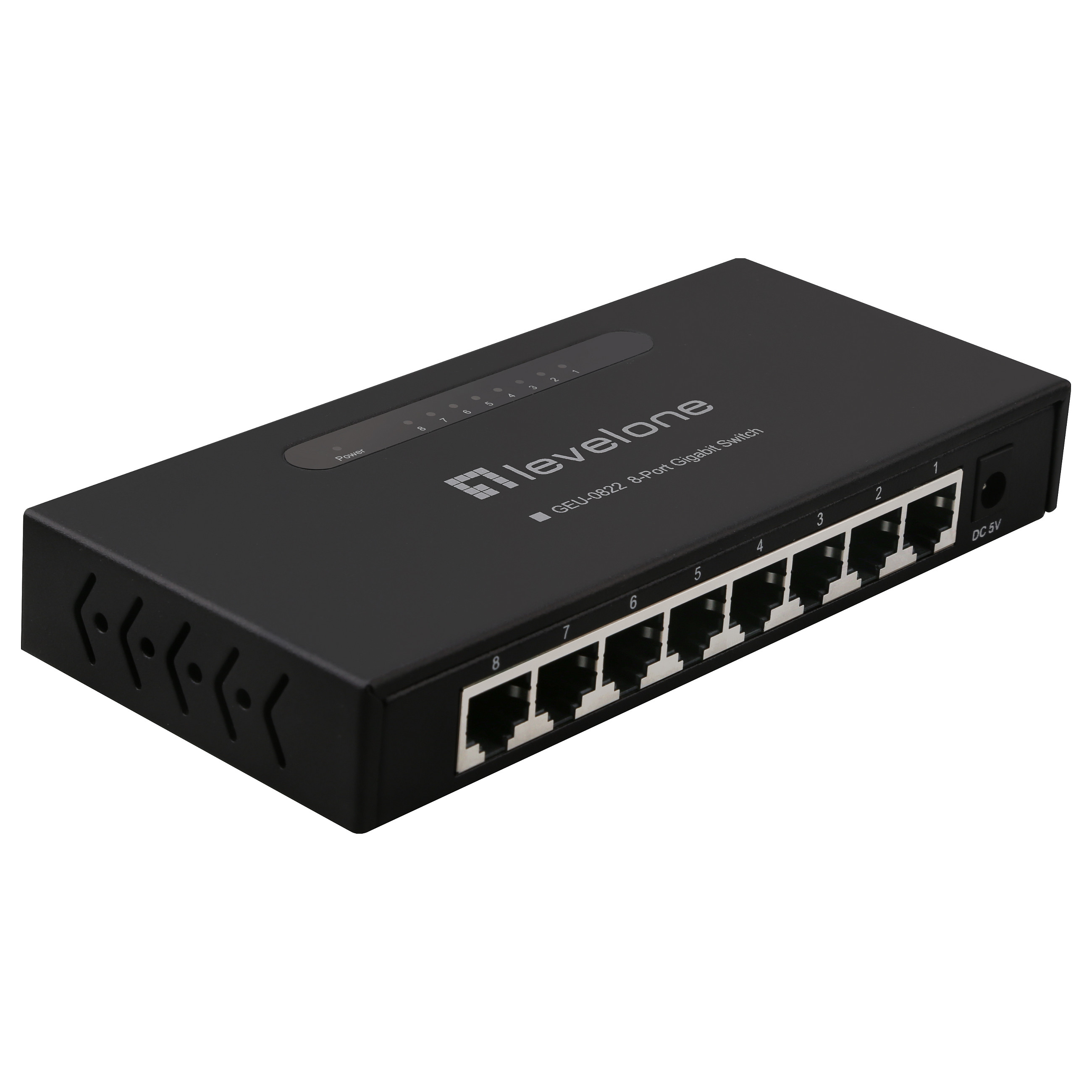 Switch LevelOne GEU‑0822 – 8‑Port Gigabit Ethernet - 1
